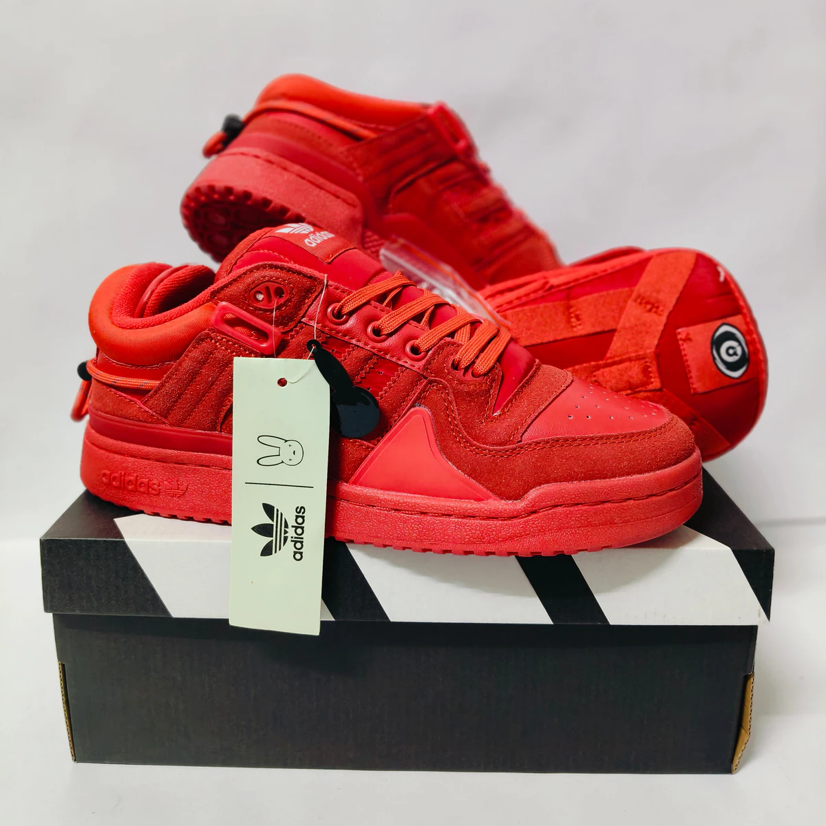 Bad Bunny Red sneakers for men