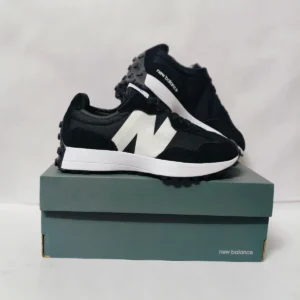 NB 327 Black/White Women's Running Shoes