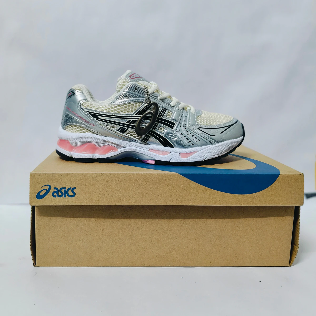 Kayano 14 gel grey women's running shoes - Image 2