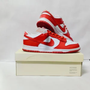 Dunk low retro university red men's sneakers