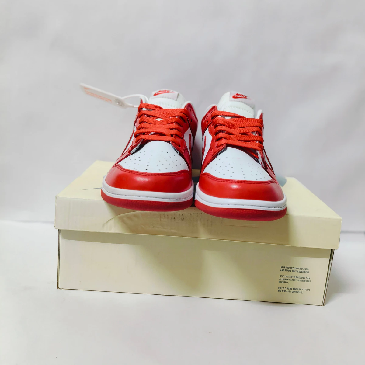 Dunk low retro university red men's sneakers - Image 4