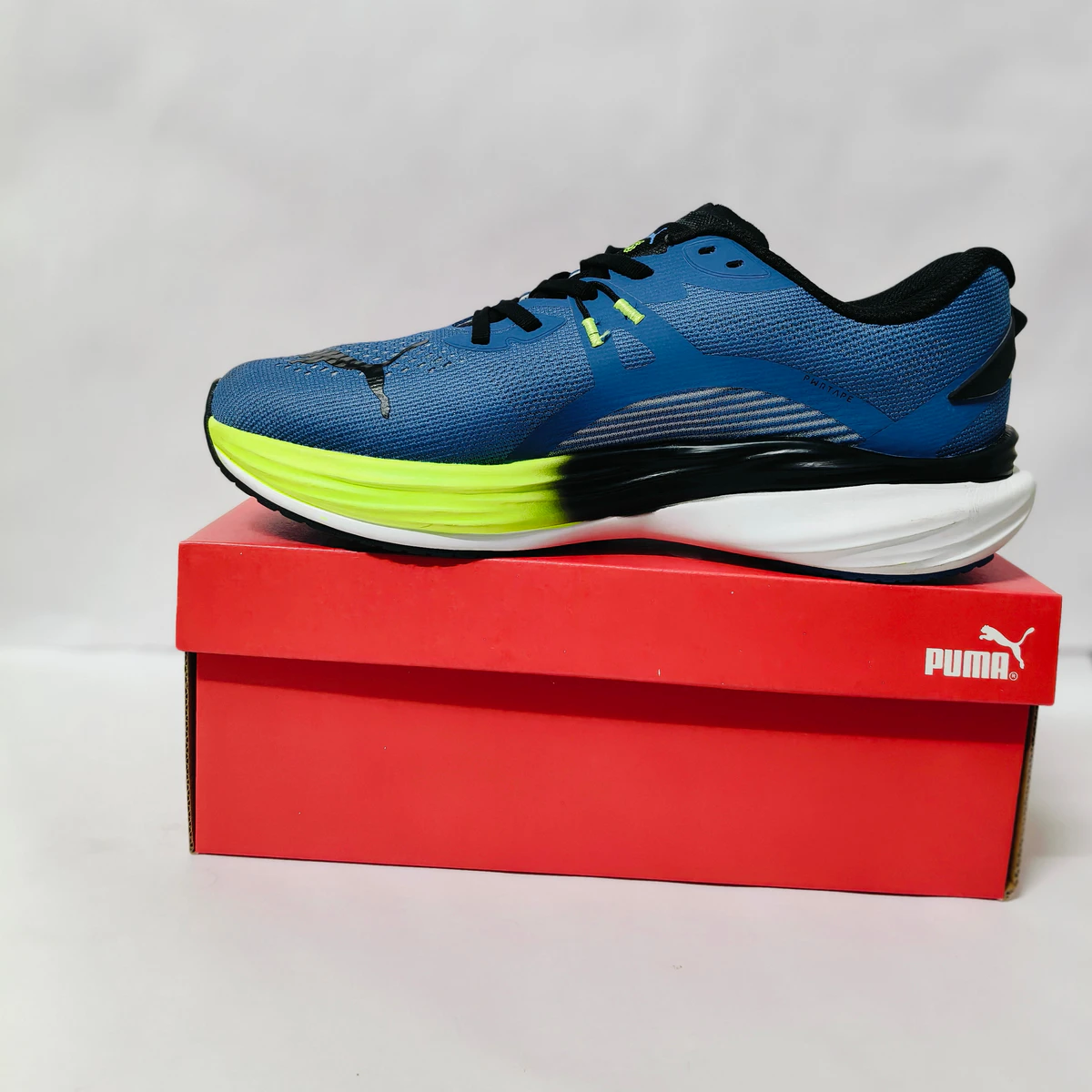 Nitro deviate 3 Blue/neon Men's running shoes - Image 3