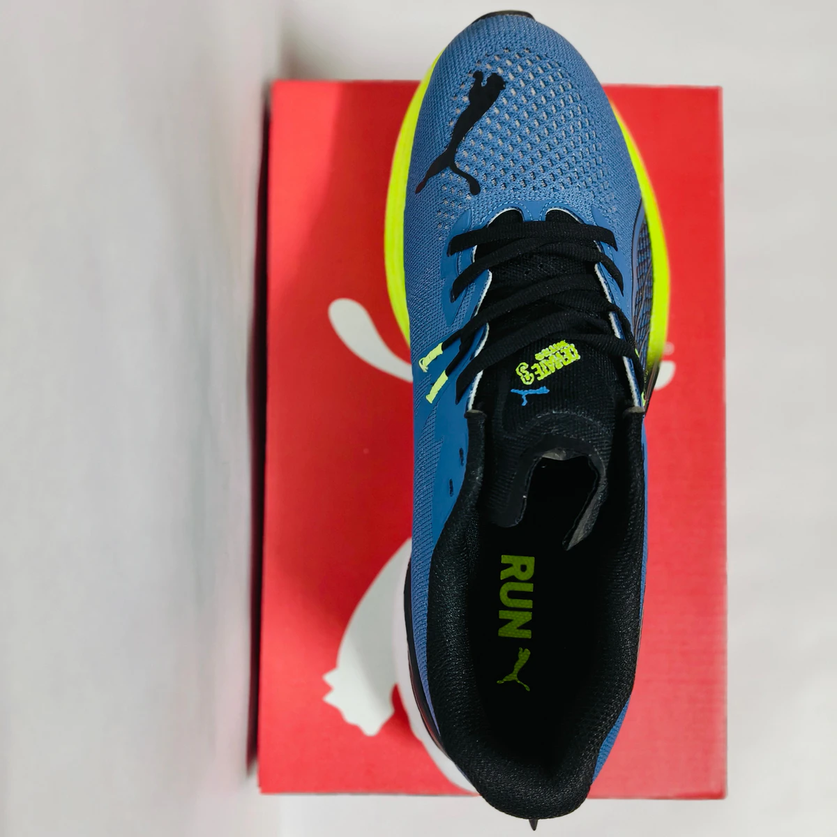 Nitro deviate 3 Blue/neon Men's running shoes - Image 7