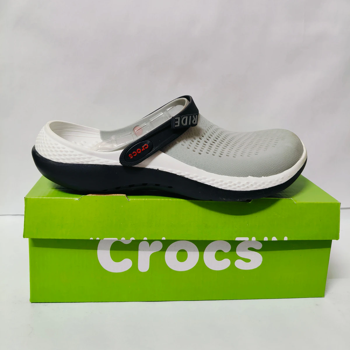 LiteRide 2 grey/black clogs for men - Image 2