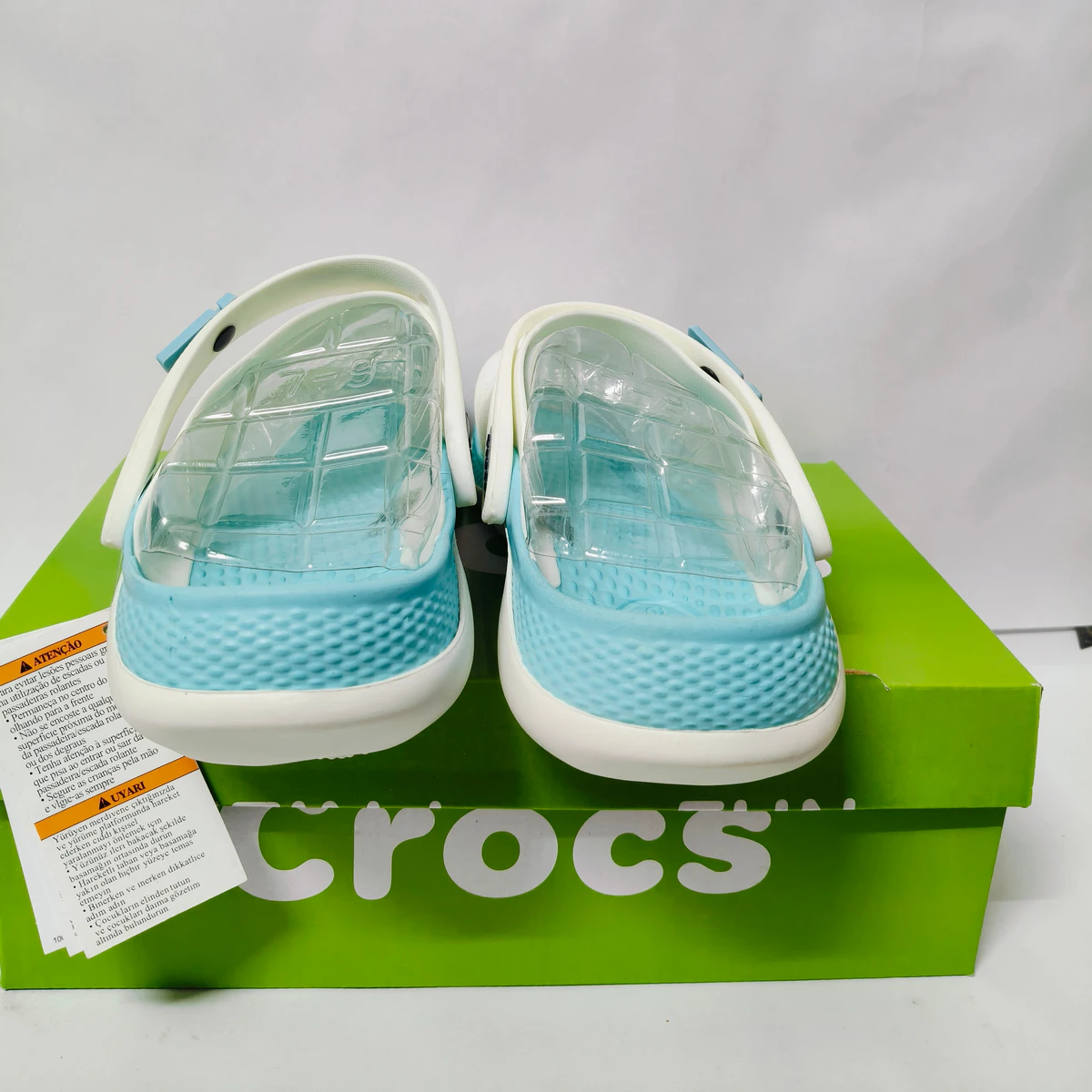 LiteRide 2 white/sea green clogs for men - Image 6