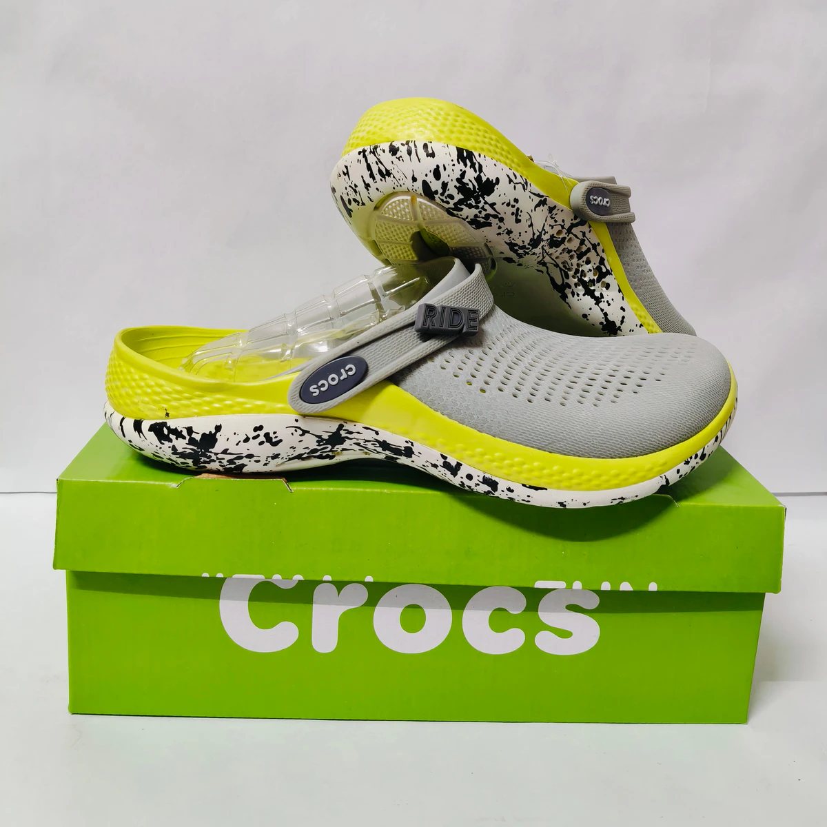 LiteRide 2 grey/yellow printed clogs for men