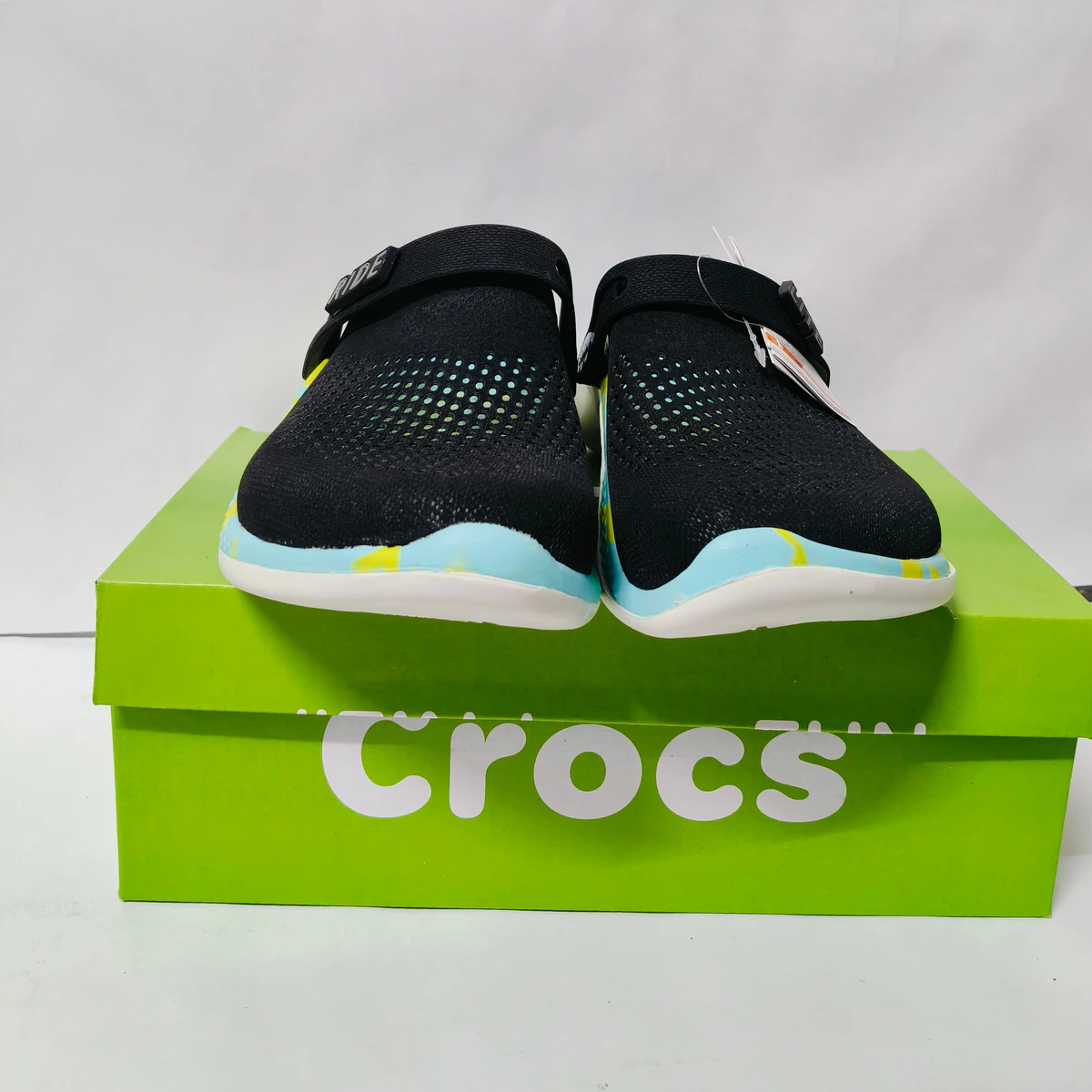 LiteRide 2 Black/white printed clogs for men - Image 4