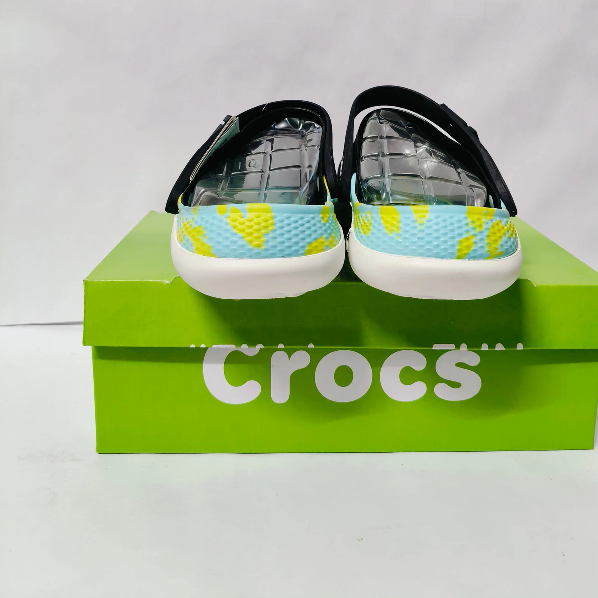 LiteRide 2 Black/white printed clogs for men - Image 5