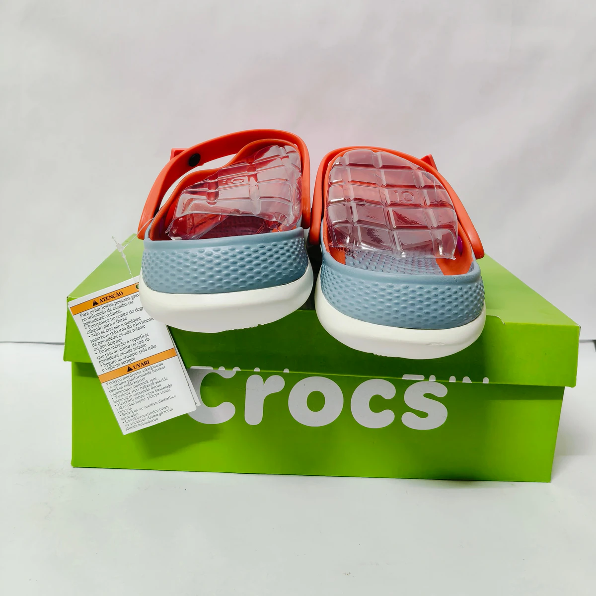 LiteRide 2 Red/sky blue clogs for men - Image 5
