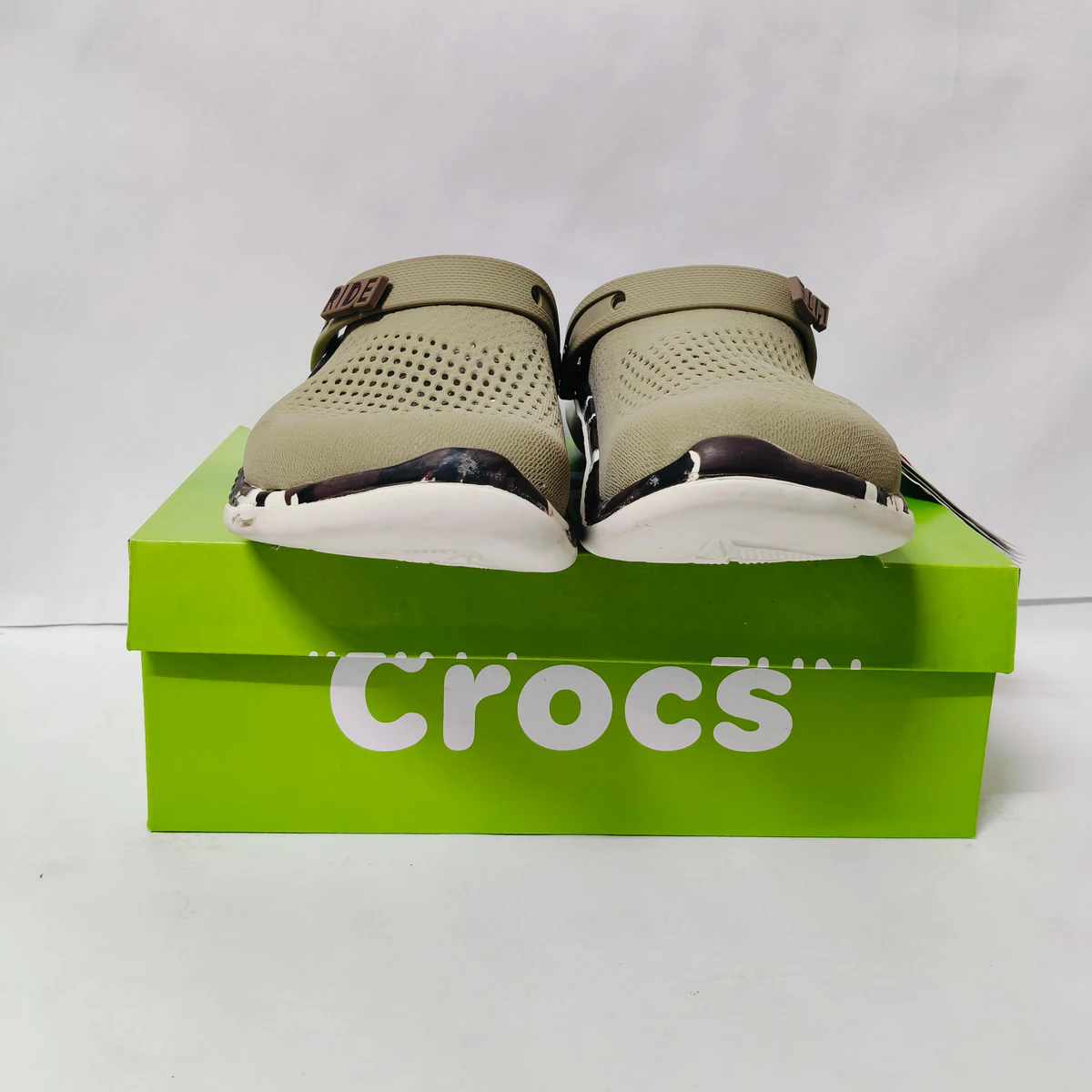 LiteRide 2 Brown/white printed clogs for men - Image 4