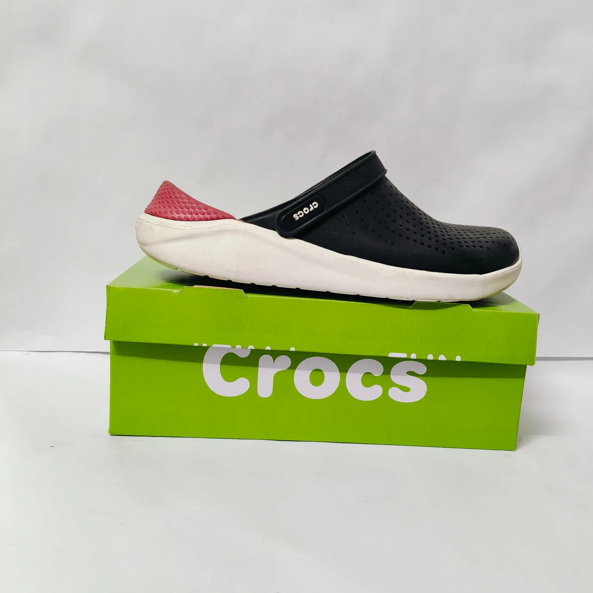 LiteRide 1 Black/Red clogs for men - Image 2