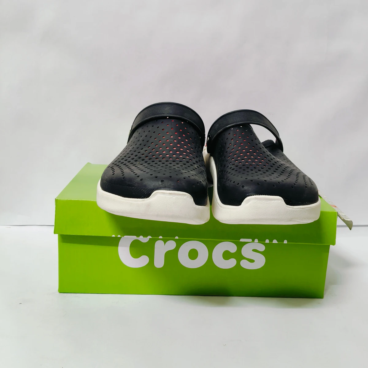 LiteRide 1 Black/Red clogs for men - Image 4