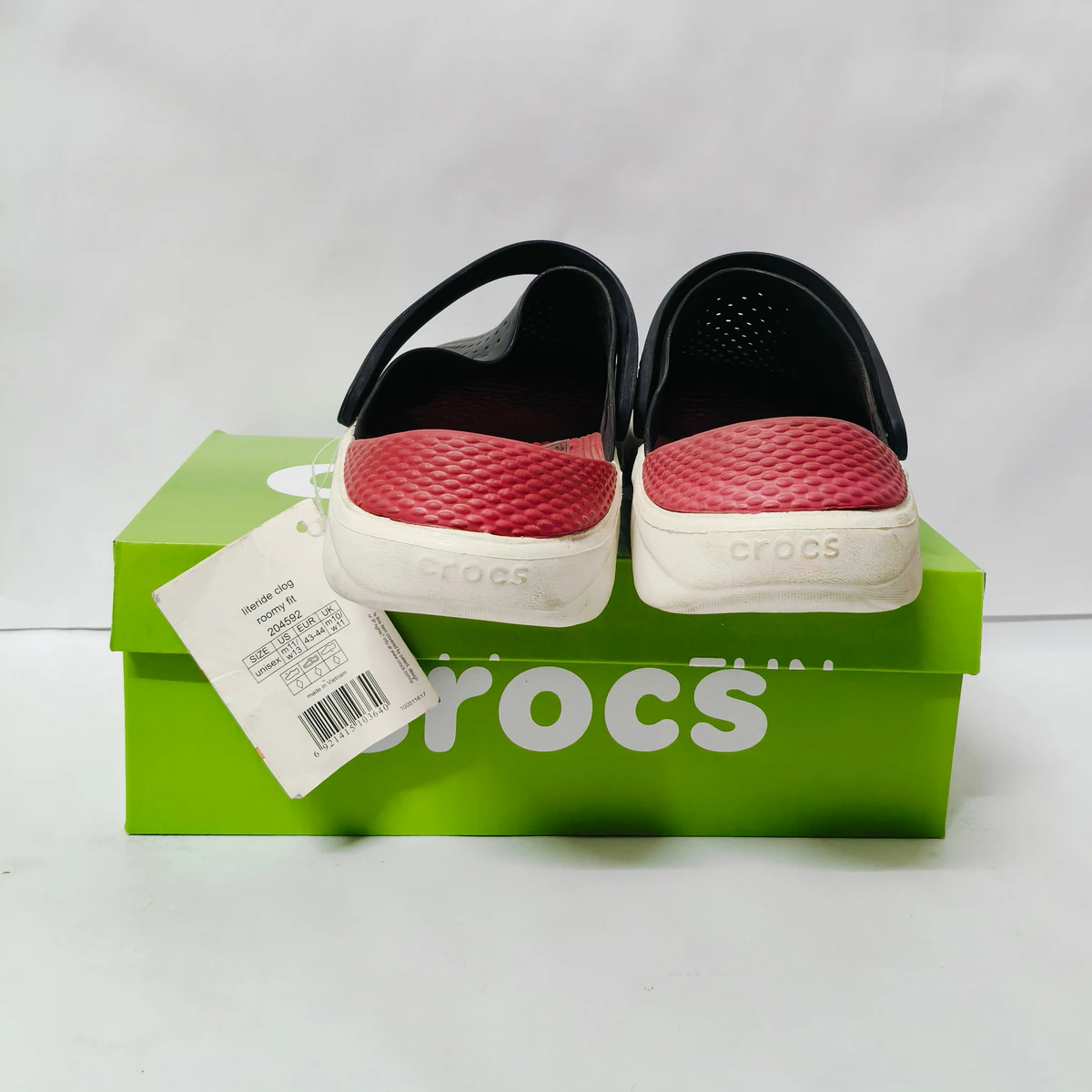 LiteRide 1 Black/Red clogs for men - Image 5