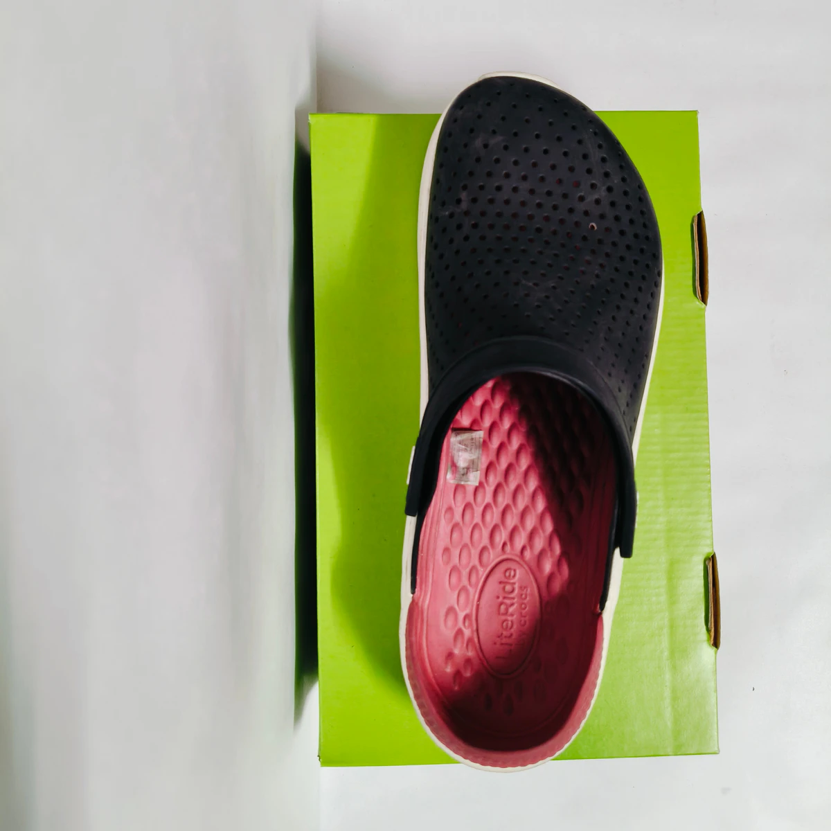 LiteRide 1 Black/Red clogs for men - Image 6