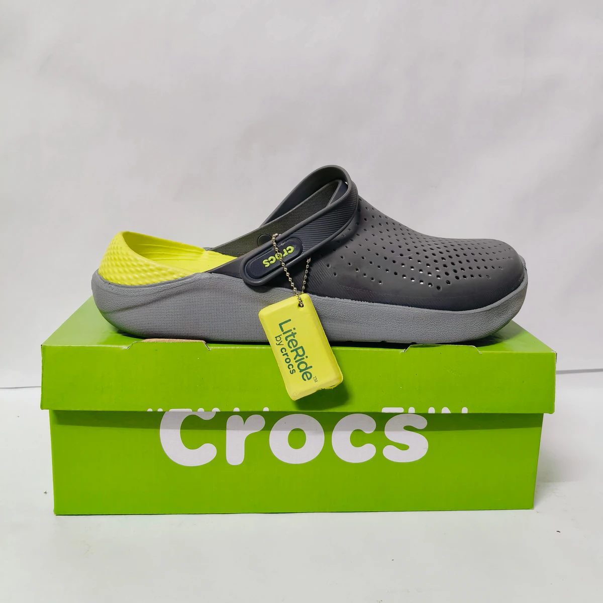 LiteRide 1 Grey/yellow clogs for men - Image 2