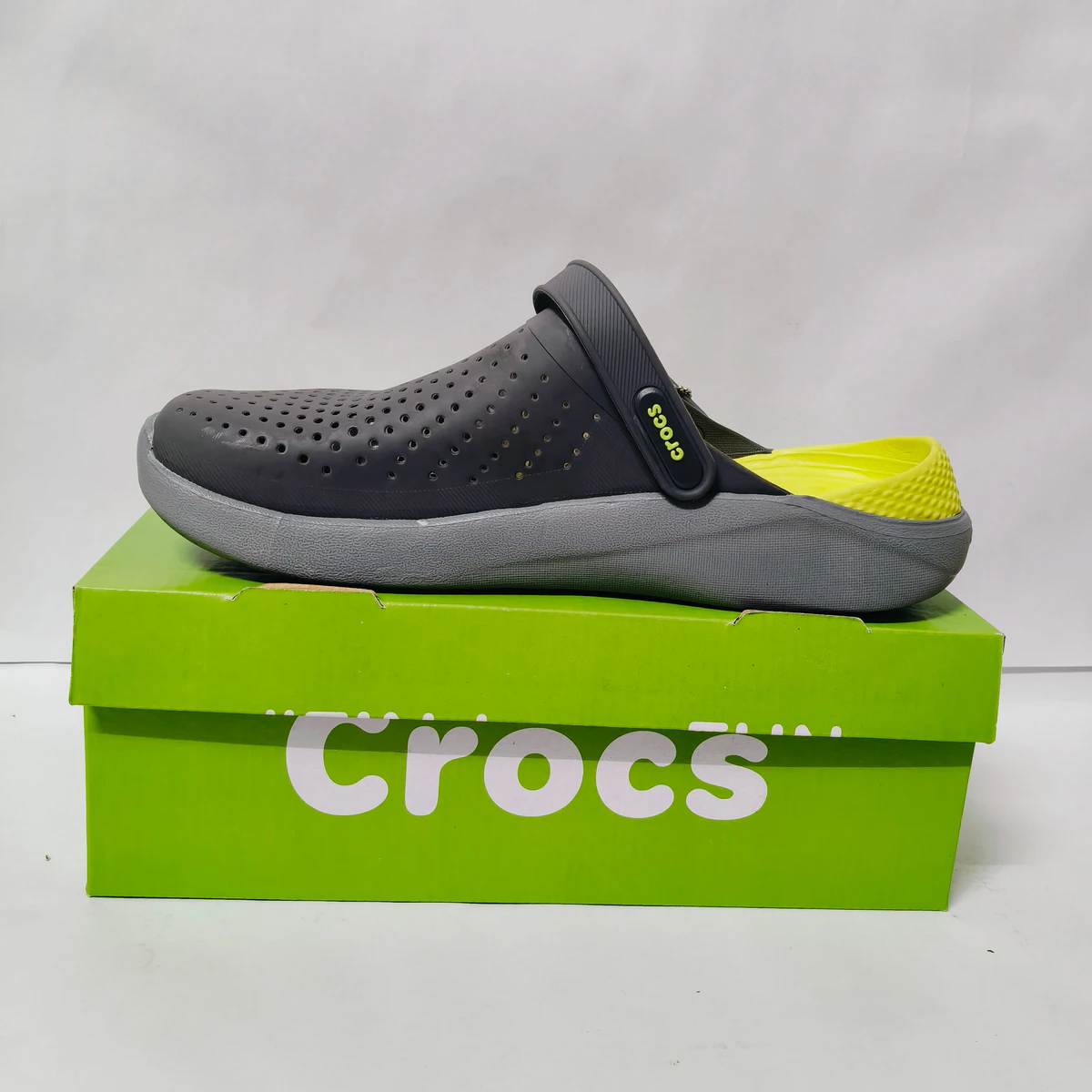 LiteRide 1 Grey/yellow clogs for men - Image 3