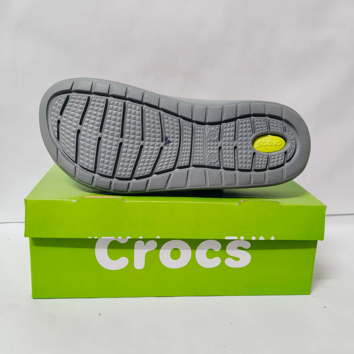 LiteRide 1 Grey/yellow clogs for men - Image 4