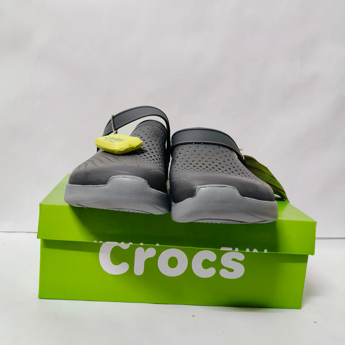 LiteRide 1 Grey/yellow clogs for men - Image 5
