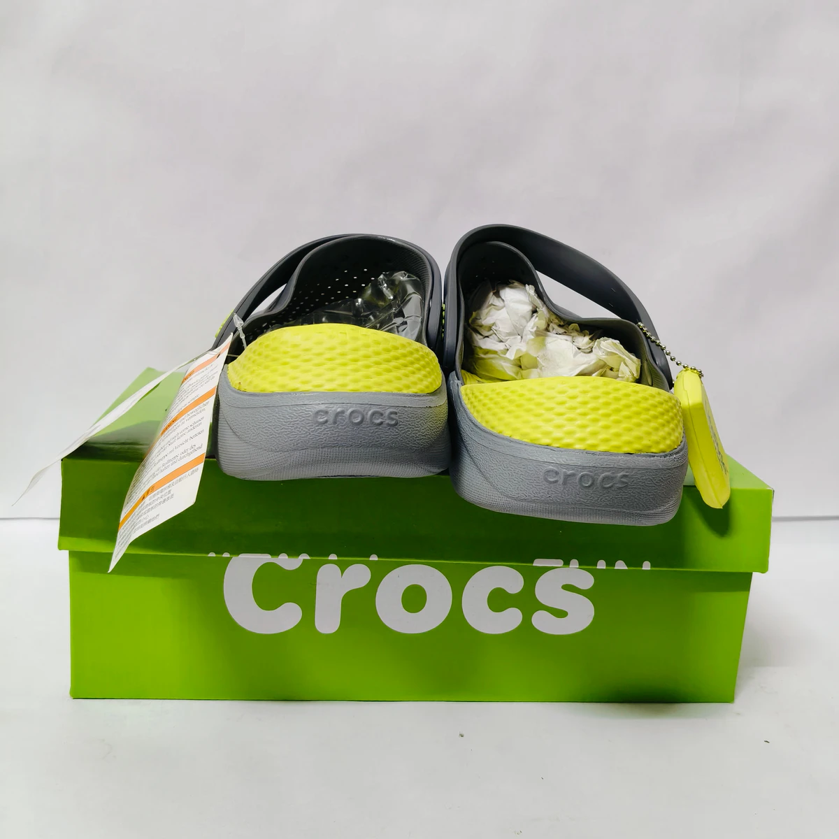 LiteRide 1 Grey/yellow clogs for men - Image 6