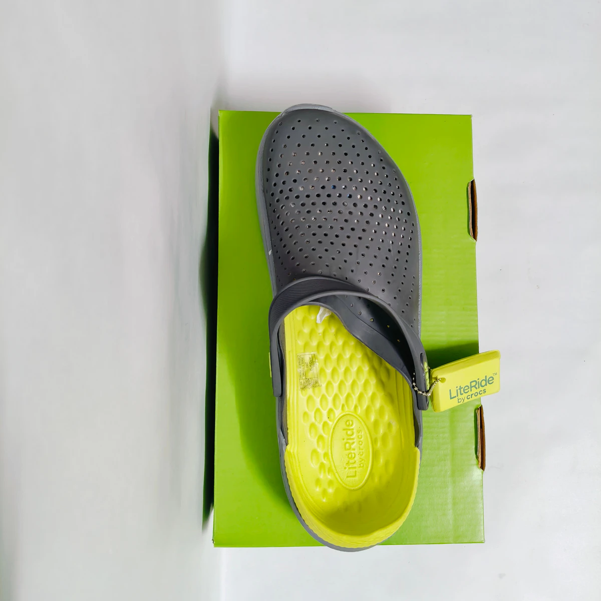 LiteRide 1 Grey/yellow clogs for men - Image 7