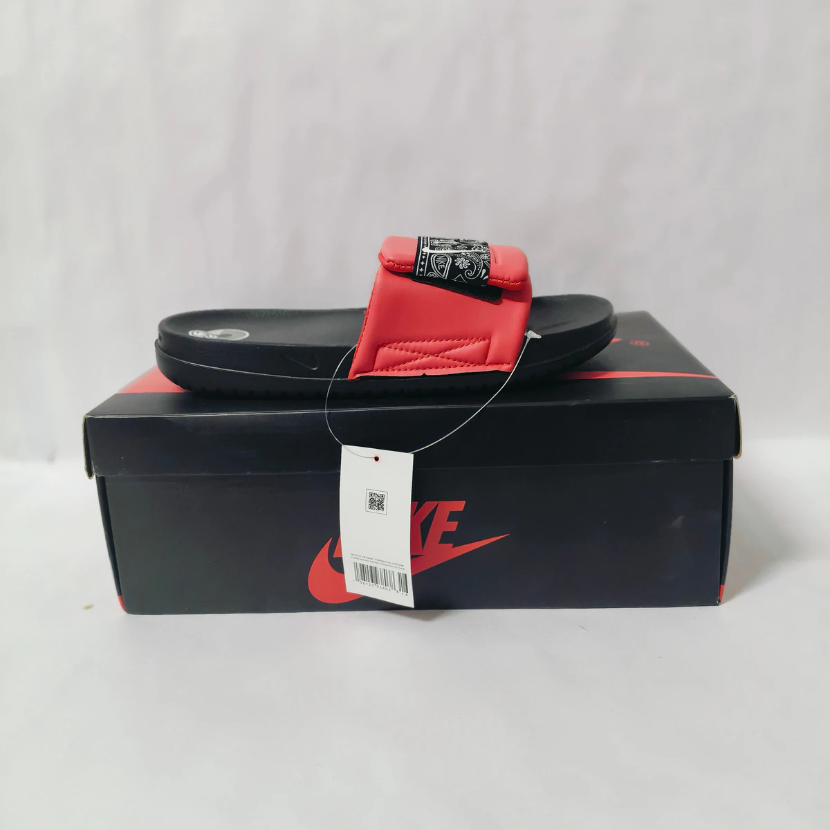 Offcourt Adjust Black/red men's slide - Image 2