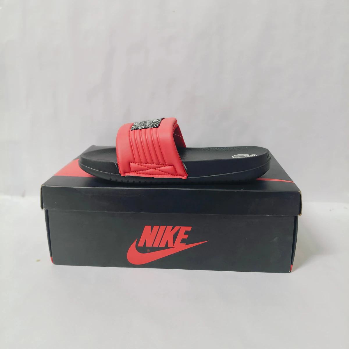 Offcourt Adjust Black/red men's slide - Image 3