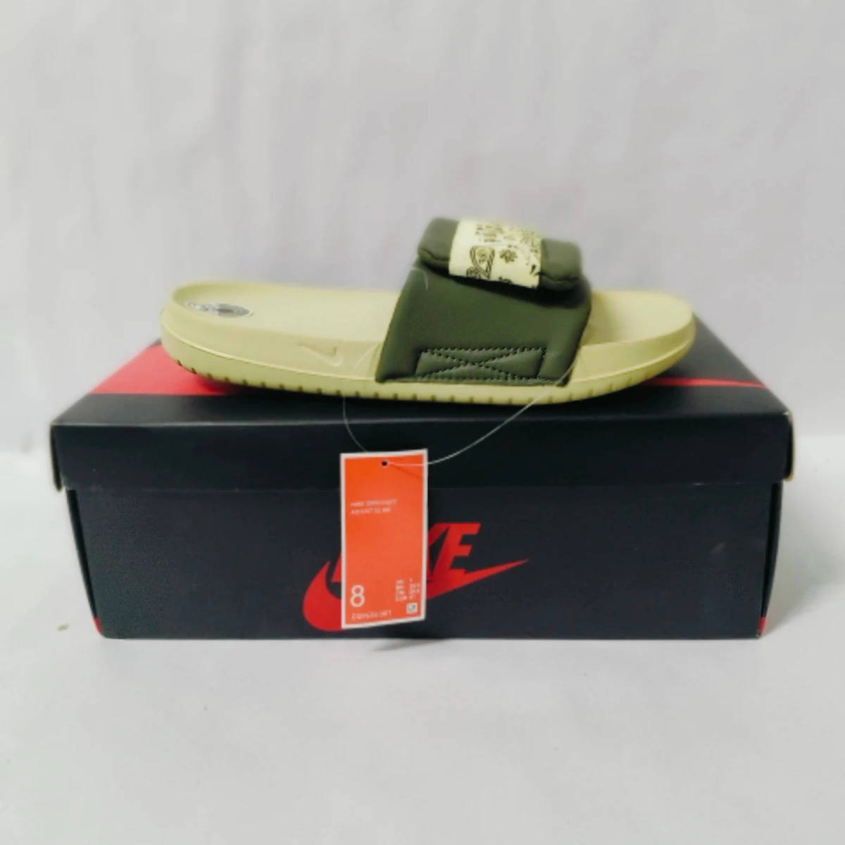 Offcourt Adjust Neon/Green men's slide - Image 2