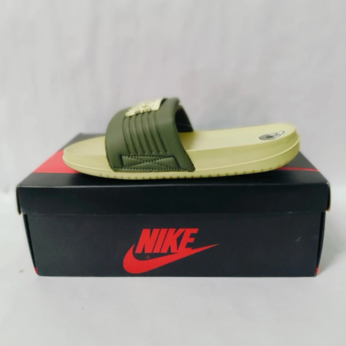 Offcourt Adjust Neon/Green men's slide - Image 3