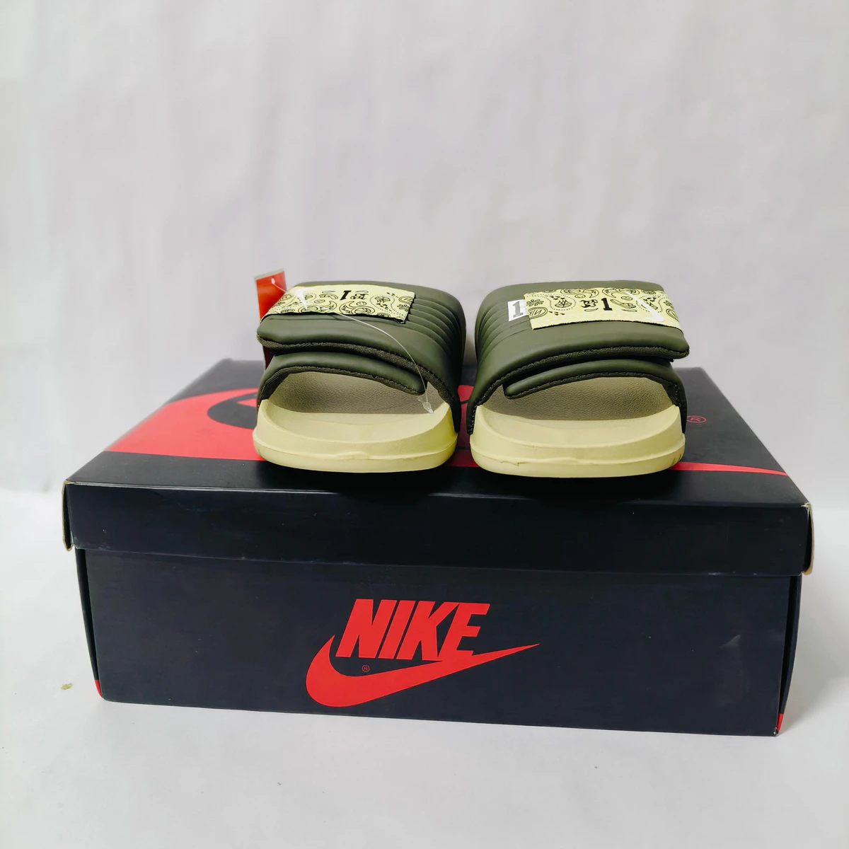 Offcourt Adjust Neon/Green men's slide - Image 6