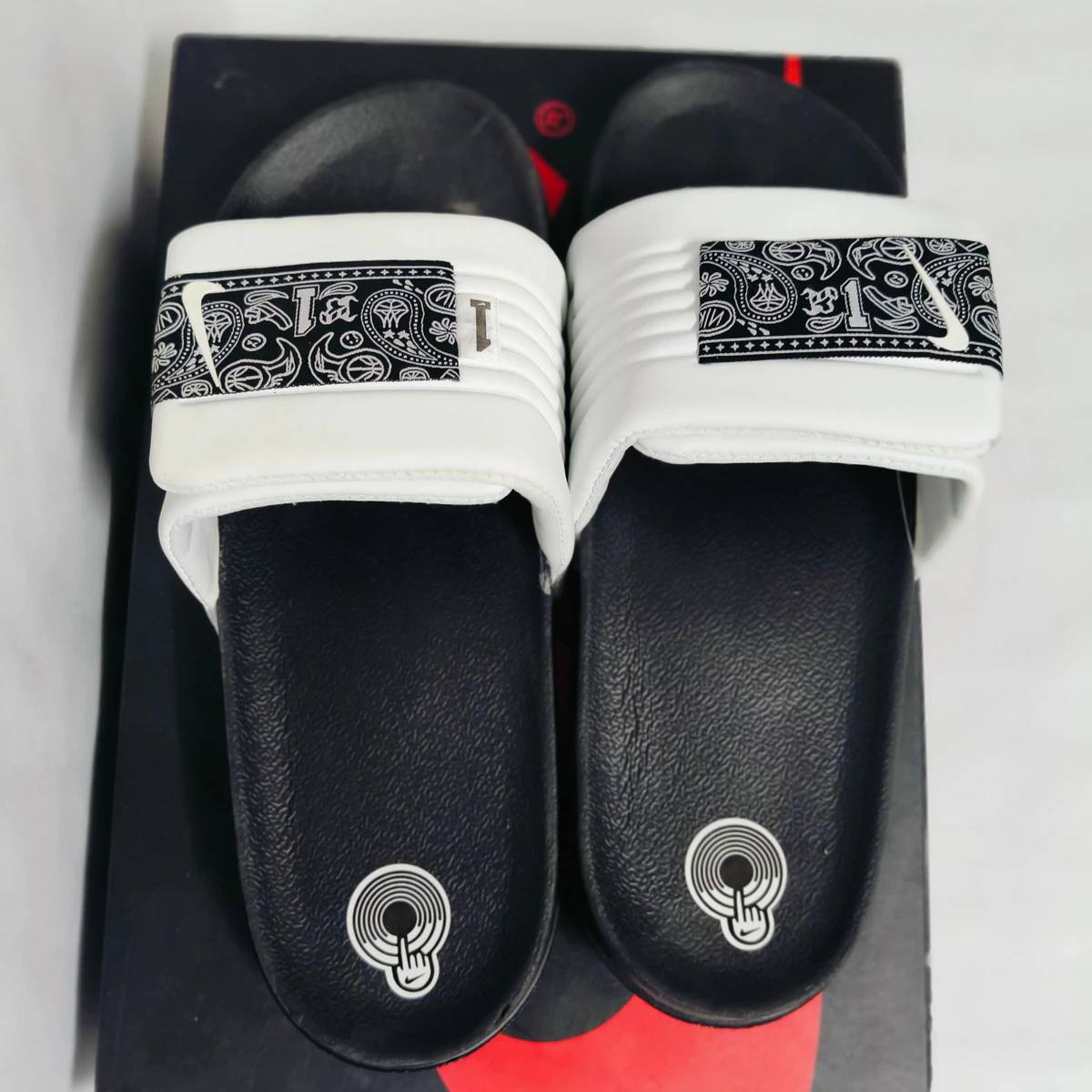 Offcourt Adjust Black/white men's slide - Image 7