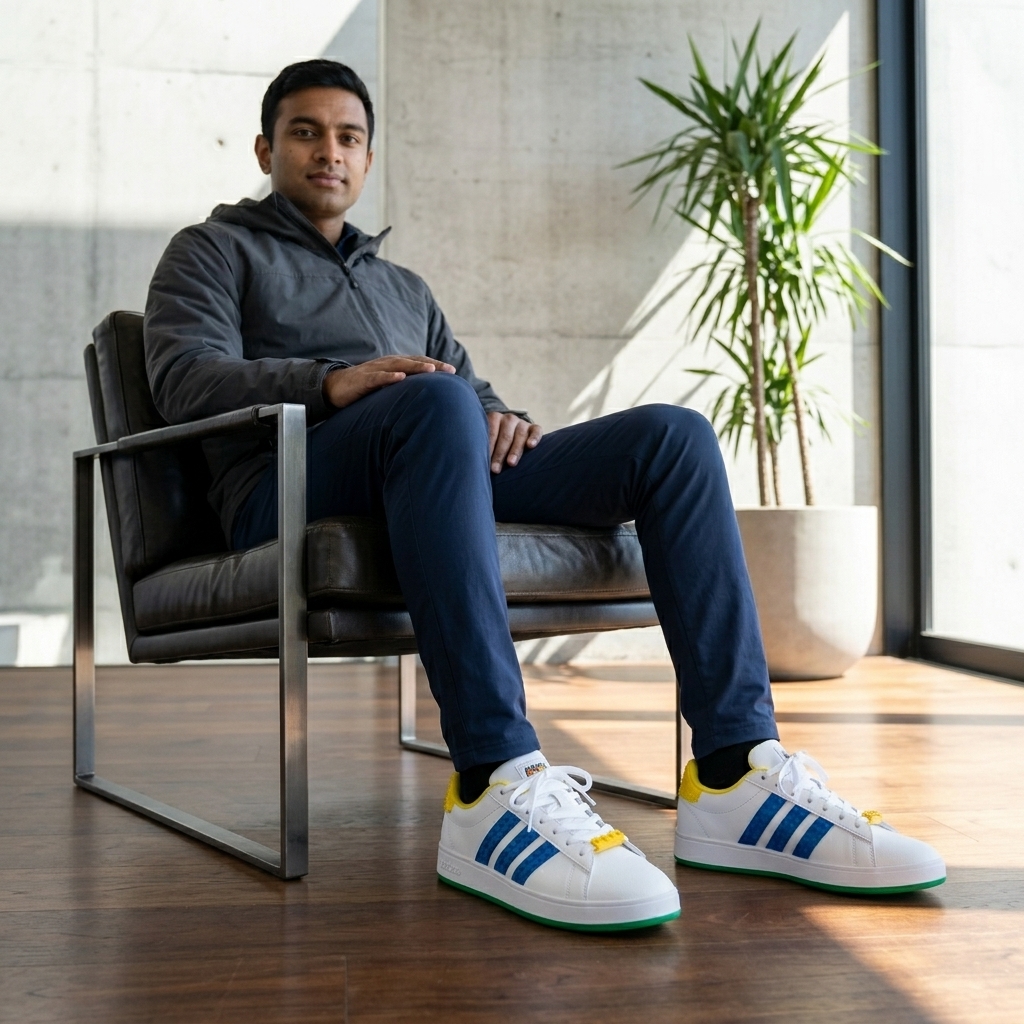 Lego White/Blue men's Sneakers - Image 2