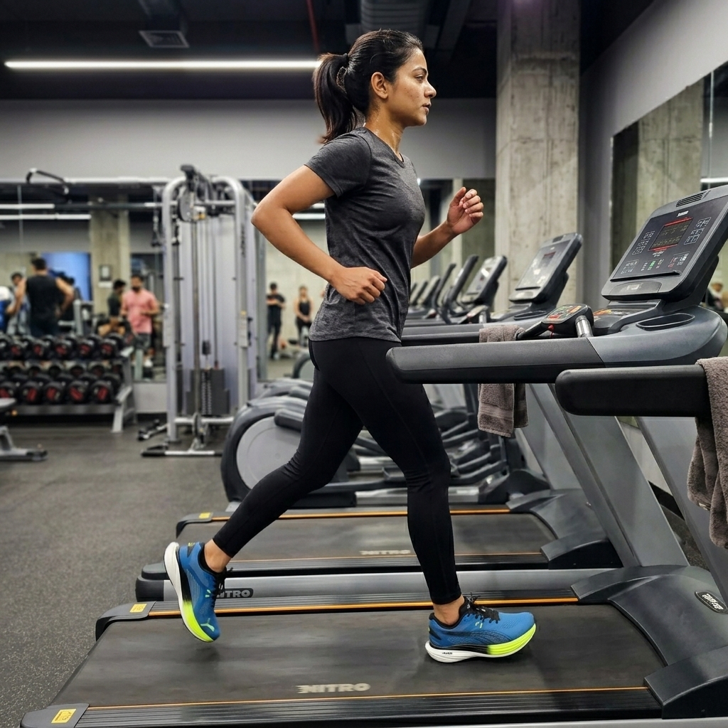 Nitro deviate 3 Blue/neon Men's running shoes - Image 8